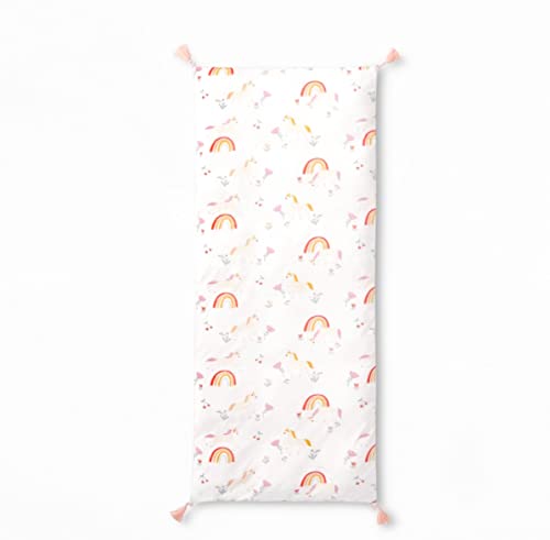 Pillowfort Twin Unicorn Chaise Lounge, White, Pink, Mint, Coral #TOP3