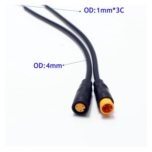 Conector M8 6 pines con cable de freno de 20cm para sensor de conexión de señal 6
