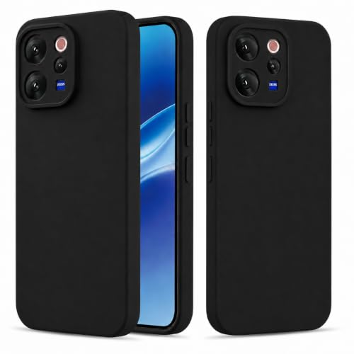 Image of FIRST MART Matte Silicone Back Cover for Vivo V70 & V70 Elite- Black