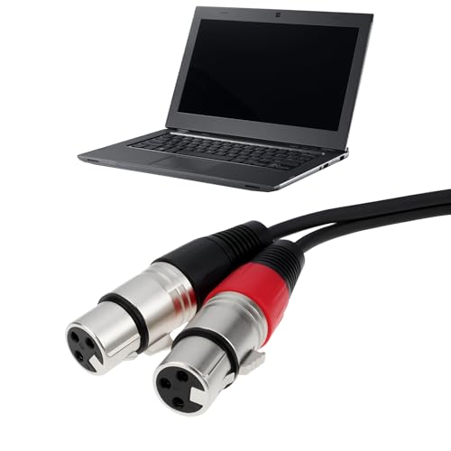 Cable Adaptador Audio Jack 3.5mm a XLR para Laptop miniatura 2