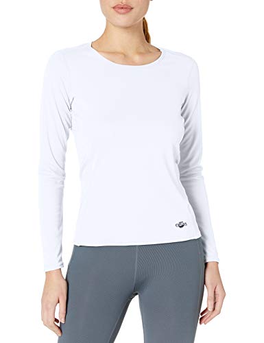 Hot Chillys Damen Geo-Tek Crew Top, Damen, weiß, Large Cover