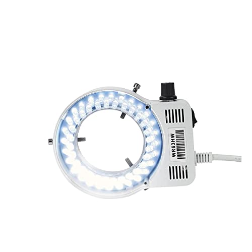 ラボ用顕微鏡アクセサリー 顕微鏡光源 220V/110V 白色 LED リングライト