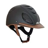  GPA Reithelm Speed\'Air Leather 2X, schwarz-chestnut, 53