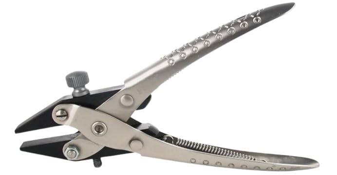 160 mm Parallel Action Pliers with Adjustable Screw, Flat Nose, Smooth Jaws for Jewellery Making and Crafts
