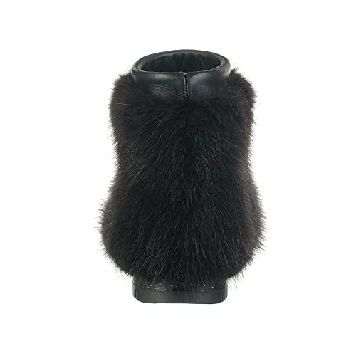 Children's fur winter boots, muskrat fur toddler boots, model mink, girls snow boots, kids mukluks, yeti boots for kids, children winter shoe, kids boots4