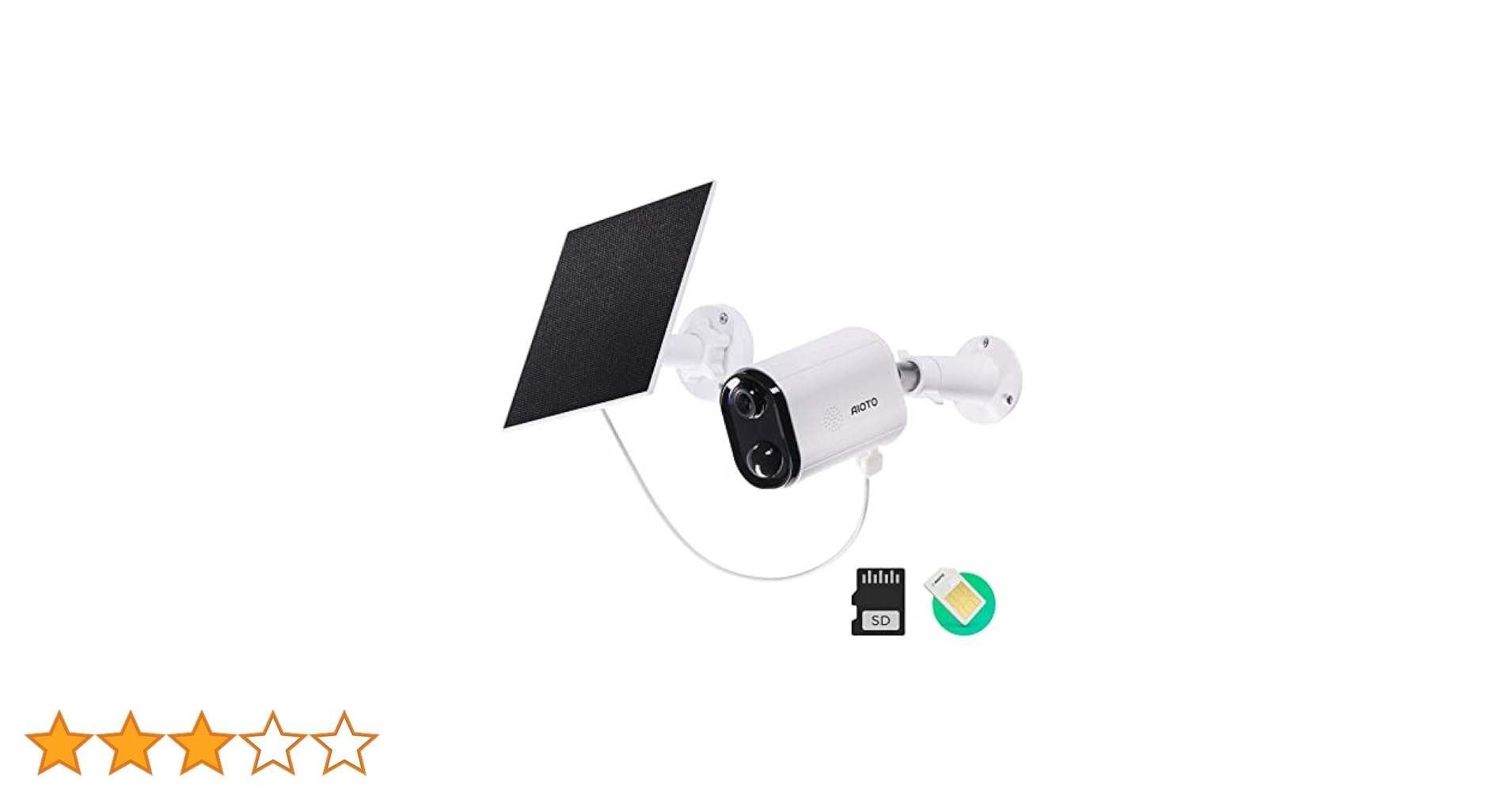 AIOTO go 防犯カメラ ナイトビジョン 4G LTE Amazon.co.jp: AIOTO 屋外使用できる4G LTE監視カメラ 1080P の