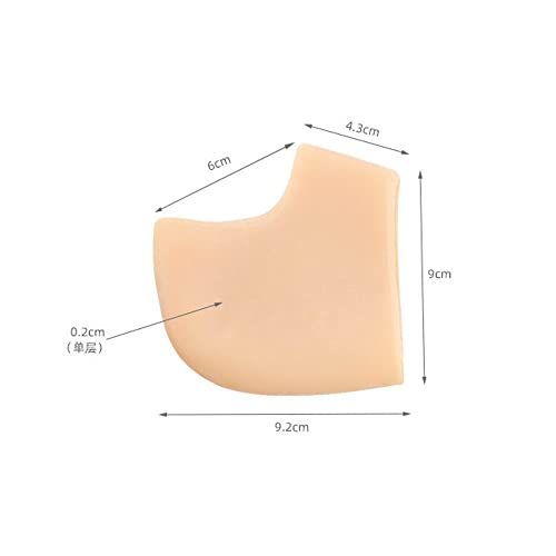 Image of Gel Heel Protectors for Men Women, Heel Pads Cushion, Plantar Fasciitis Inserts, Gel Guard Moisturizing Relief for Blister, Cracked Foot, Spurs Soft Cushion Support Protective Insert Sleeve(2Pairs)