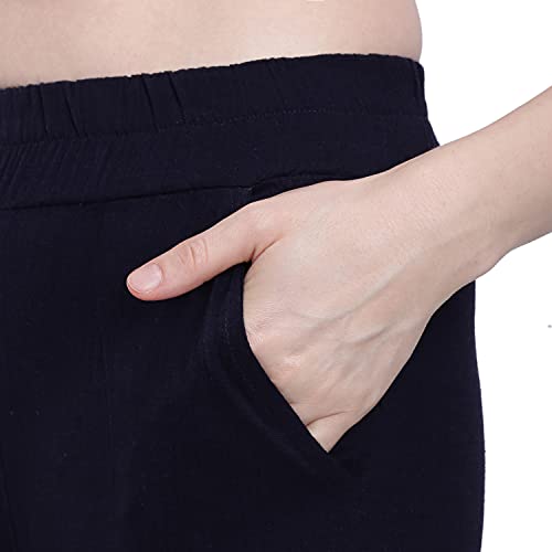 Image of Plus Size Slub Lycra Trouser Cigarette(Pencil) Pants Sizes(26 to 44)