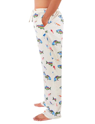 Vogseek Mens Pajama Pants, Funny Lounge Pj for Men, Men's Separate Bottoms with Pockets2