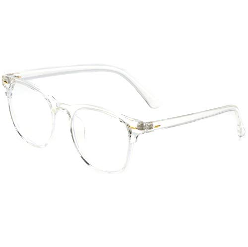 VANANA Blue Light Blocking Glasses for Men and Women Retro Square Gaming Eyewear for PC Laptop Reading
