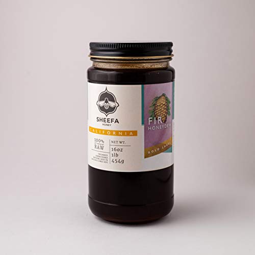 Sheefa Honey Gold Label | 100% Raw & Unfiltered Fir Honeydew Honey | 1lb. (16oz.) | Locally Harvested in California | One of the RAREST Honeys in the World Sheefa Honey Gold Label | 100% Raw & Unfiltered Fir Honeydew Honey | 1lb. (16oz.) | Locally Harvested in California | One of the RAREST Honeys in the World