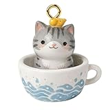 Colgante de resina con diseño de animales de dibujos animados, lindo zorro en 3D con lazo, bonito colgante para mascotas, collares, pulseras, aretes, llaveros, joyería, 1pcs, Acrilonitrilo butadieno