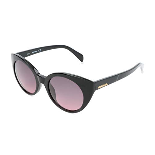 Lunettes de soleil Diesel DL0083-01B noires 51 mm protection solaire homme et femme tendance