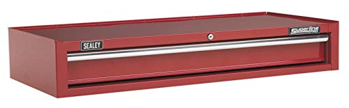 Sealey Ap41119 Add-On Chest 1 Drawer With Ball Bearing Runners Heavy-Duty- Red