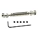 L-Yune,bolt 1Set Metall-hintere mittlere Antriebswelle Universalgetriebe-Zubehör-Kit für FY-01/02/03/04 / 05 WLToys 12428 12423 12628 RC-Auto (Farbe : Silber-)