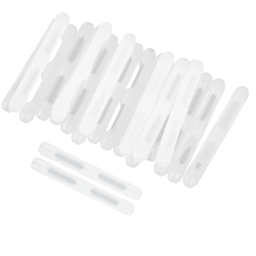 Gogogmee 10 Pairs Glasses Fixed Ear Support Eyeglass End Tips Eyeglasses Leg Covers Glasses Ear Practical Glasses Covers Sports Glasses Eyeglass Cushions for Ears White