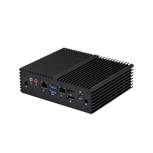 Image of Qotom Fanless Mini PC Celeron 4305U, 2 LAN, HD+DP, RS232, Barebone