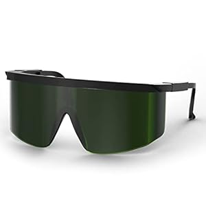 iKeener Laser-Augenschutz Brille,Professionelle 190nm-2000nm Wellenlänge IPL Rotlicht Laser Schutzbrille für Laser-Haarentfernungs Behandlung und Laser-Kosmetik-Operator-Augenschutz,mit Schutzbox