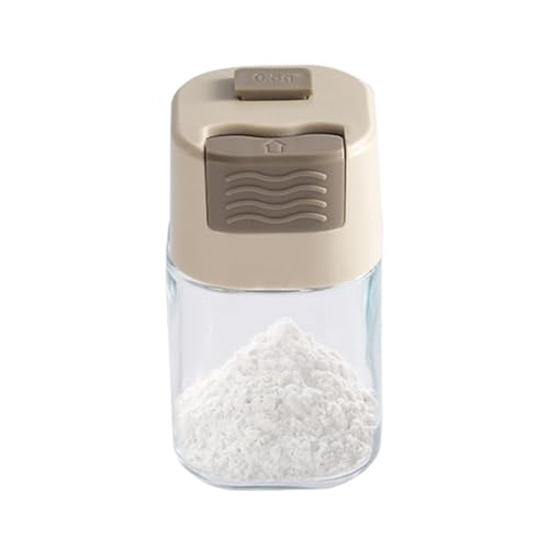 スパイス瓶 - 調味料容器、塩コショウ入れ、塩容器、ラベル付きガラススパイス瓶 | ビスタ防塵防湿定量ガラス調味料瓶 砂糖、スパイス、黒胡椒用,スパイス瓶,スパイス瓶,スパイス瓶