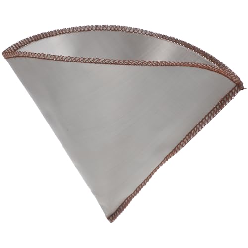ibasenice Filtro de Café Reutilizable Malla y Alta Eficiencia de Filtración de Acero Inoxidable 304 para 1-4 Tazas Adecuado para Tiendas de Té y Restaurantes