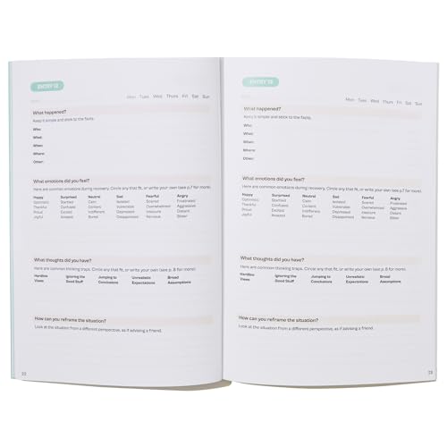 Image of Mental Health & Injury Recovery Workbook: Emotional Wellness Journal - Navigate Stress, Frustrating, Doubt, Anxiety, and Healing. Ideal Injury Recovery, Surgery, General Wellness or for Life's Untimely Setbacks. (Navigate Emotions)