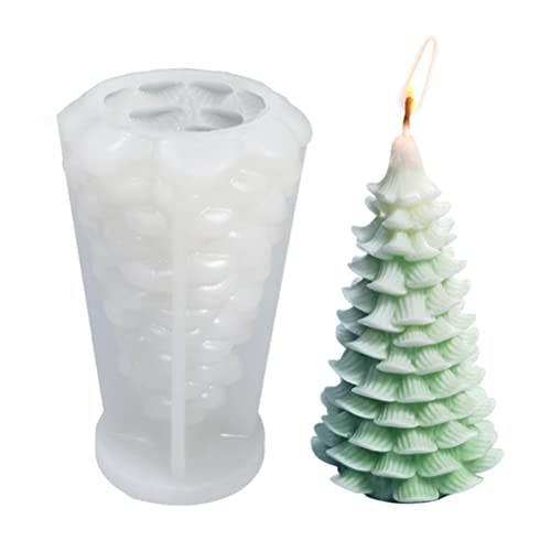 La mejor selección de Arbol molde para comprar hoy. 47 Molde de Silicona para Velas Aromáticas, Árbol de Navidad 3D, para Jabón y Yeso, Tamaño Pequeño