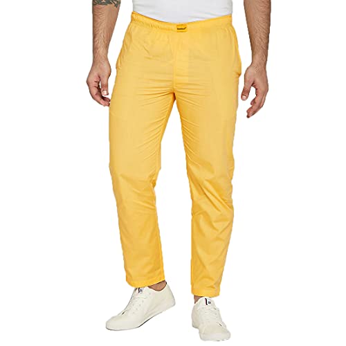 Image of Bewakoof Men's Solid Regular Fit Poplin Pyjamas