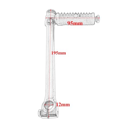 Levier de démarrage pour résoudre les blocages de Pit Bike