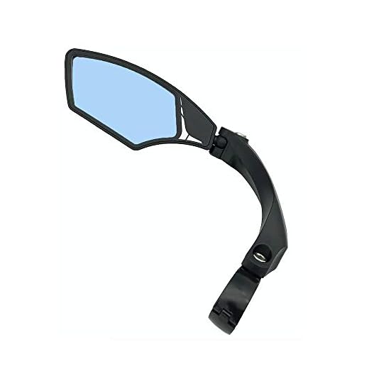 Hafny NEW Handlebar Bike Mirror, HD,Blast-resistant, Glass Lens, HF-MR095 (Anti-glare left)