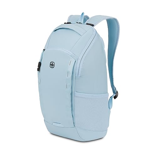 Image of SwissGear 8117 Laptop Backpack, Light Blue, 17.75 In
