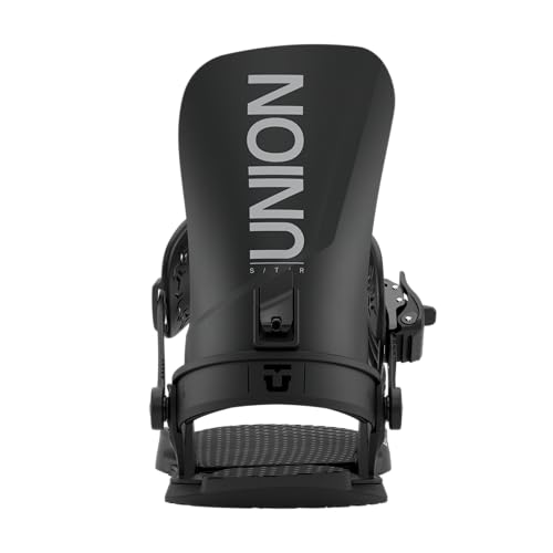 Union STR Men\'s Snowboard Bindings, Black, Medium