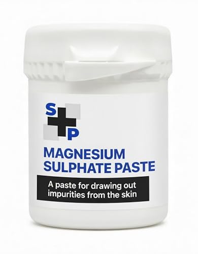 S+P Magnesium Sulphate Drawing Paste 50g Phenol-Free Targeted Skin Impurity Remover Gentle Osmotic Action for Clogged Pores Advanced Non-Sting Formula with PCMX