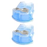Compatible For Braun. (Pack Of 2 Or Pack Of 4) Clean & Renew Refill Cartridges CCR2 CCR4, Cleans Your Shaver For Optimal Hygiene, Removes Residual Hair & Skin Particles, Lemon Scent(Pack Of 2)
