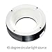45 Degree Ring Light Source, Machine Vision LED, Visual Light Source, 70mm Outer Diameter Industrial Camera Product Visual Inspection (White, DBS-R7045)