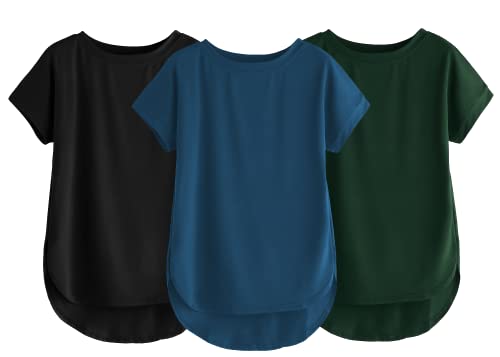 Image of Fabricorn Stylish Plain Up and Down Cotton Tshirt for Women