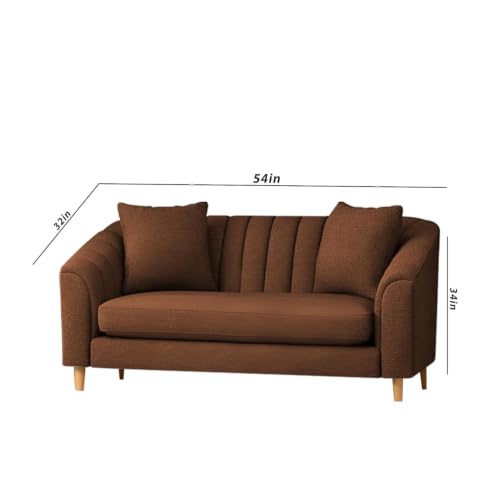 Image of Casaliving Doraldo 2 Seater Sofa Set for Living Room Premium Fabric Sofa for Living Room (Brown, 2 Seater)
