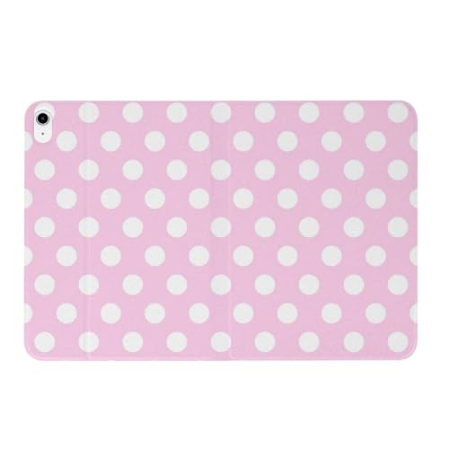 Housse iPad 10e gén veille auto et support fin rose