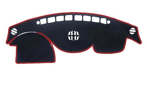 Couverture tableau de bord Infiniti FX37 FX45 tapis luxe anti-fissure avec liseré rouge