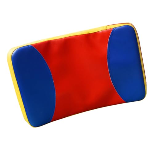 NOLITOY Taekwondo Kick Pad Thicken Boxing Paddle Arc-shaped Kickboxing Hand Paddle Three-color Large Size Martial Arts Training Shield for Boys and Girls and Adults