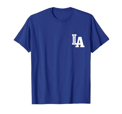Los Angeles, California, LA Vintage Pride T-Shirt, Men, Royal Blue, Medium