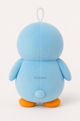 Image of Baby Penguin Soft Toy for Girls Boys Kids, Sky Blue, Animal Plush Stuffed Teddy Gift Birthday, 18 cm
