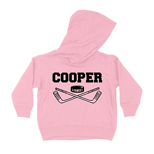 Hockey Cooper Kids Hoodie Sweatshirt Toddler 5T Light Pink