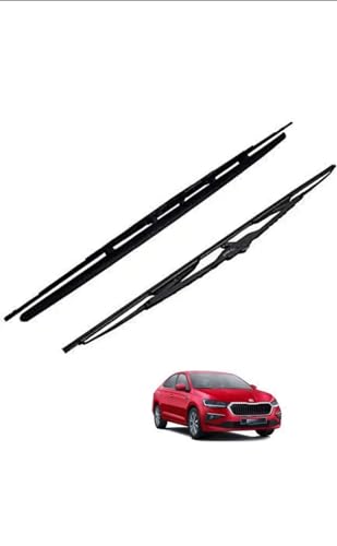 Image of AWB Front Wiper Blades Compatible with Skoda Slavia, Exact Fit (Pack of 2)