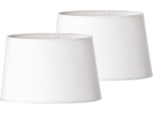 VBS 2er-Pack Lampenschirm WHITY weiß dekorativer Schirm, Lampen,...