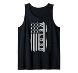 Mens Welder Gift American Flag USA Vintage Patriotic Welding Tank Top