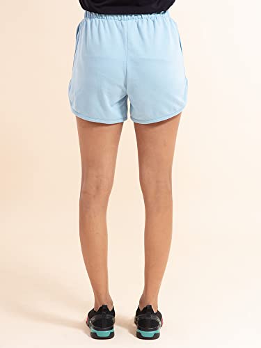 Image of NYKD Solid Cotton Shorts for Women with Pocket | Casual, Sports, Night Wear - NYK039