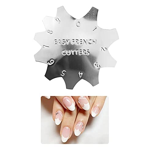 Cortador V para manicura francés tamaño 0-9 miniatura 2