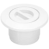 Tissting Saugauslass, 2 Zoll Pool Hauptabfluss mit ABS für Schwimmbecken, Massagebecken und Thermalbecken Außengewinde Richtungsfluss Einlassdüse für Schwimmhafen Wasserzubehör