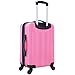 Travelers Club Chicago Hardside Expandable Spinner Luggages, Hot Pink, 20