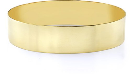14K Gold Flat Bangle Bracelet 15mm 5 8 Jewelry